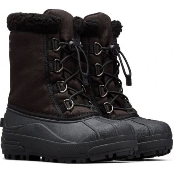 Brand New Sorel CUMBERLAND Youth Winter Boot - Black - Size 5 Youth - Picture 1 of 5